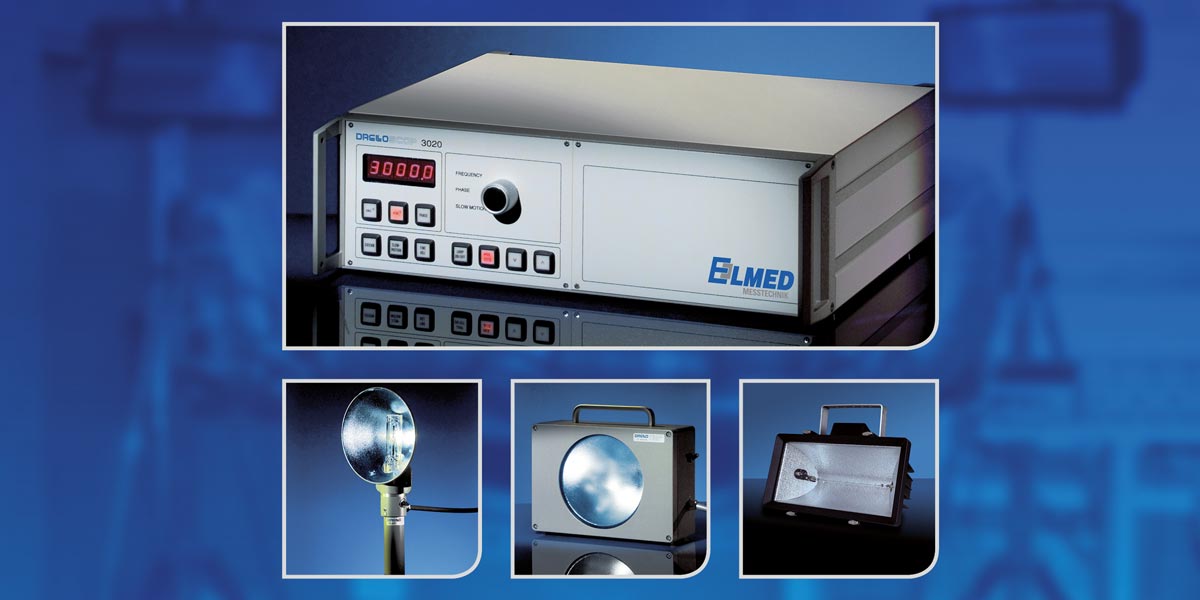 Leistungsstarkes Stroboskop-System für die Industrie DRELLOSCOP 3020