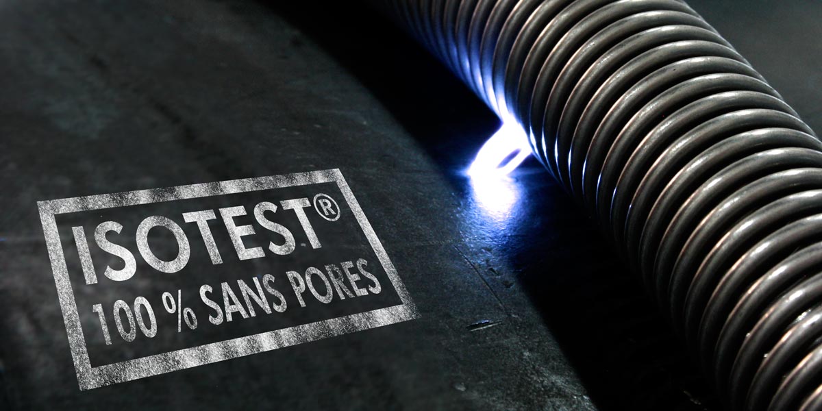 Détecteurs de porosité ELMED ISOTEST® – 100% sans pores