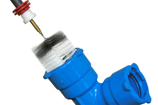 Bürstenelektroden für die Innenprüfung von Rohren & Armaturen (optional) Bürstenelektroden für die Innenprüfung von Rohren & Armaturen (optional)