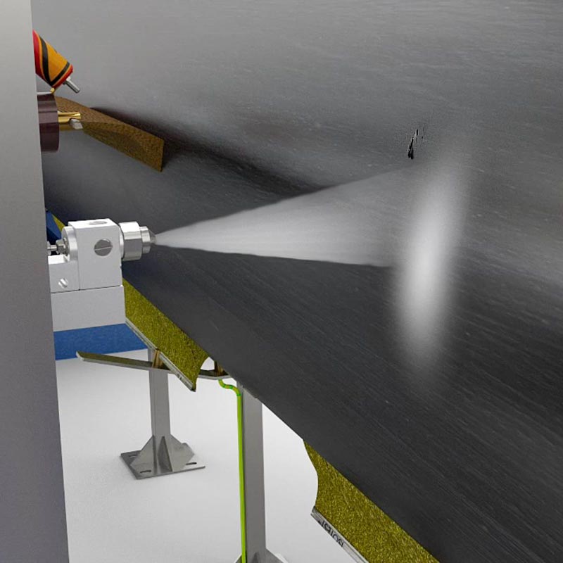 Stationäres Porenprüfgerät ISOTEST® act P2 - Farbmarkiersystem