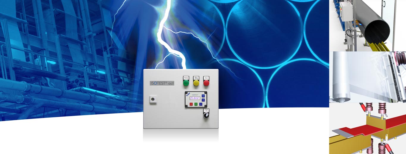 ISOTEST® act – In-plant Holiday Detectors / Porosity Detector Systems